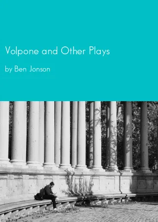 Volpone and Other Plays by Ben Jonson pdf Book