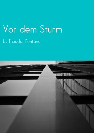 Vor dem Sturm by Theodor Fontane pdf Book