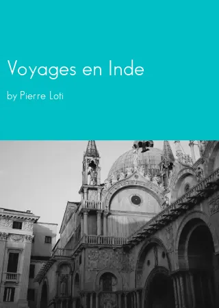 Voyages en Inde by Pierre Loti pdf Book