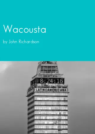 Wacousta by John Richardson pdf Book