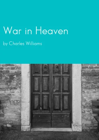 War in Heaven by Charles Williams pdf Book