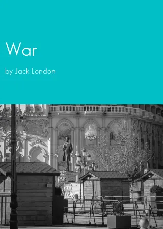 War by Jack London pdf Book