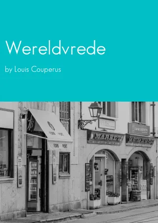 Wereldvrede by Louis Couperus pdf Book