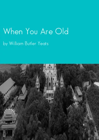 When You Are Old by William Butler Yeats pdf Book