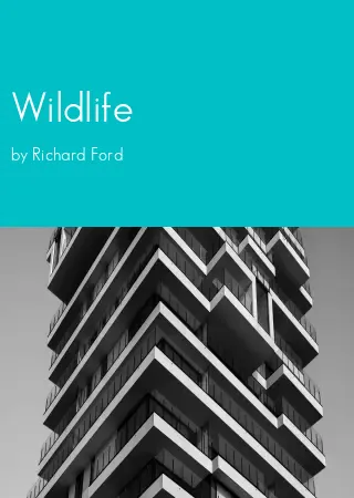 Wildlife by Richard Ford pdf Book