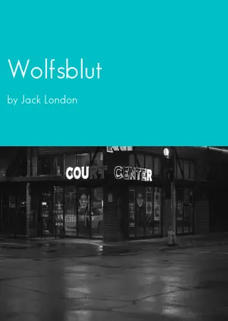 Wolfsblut by Jack London pdf Book