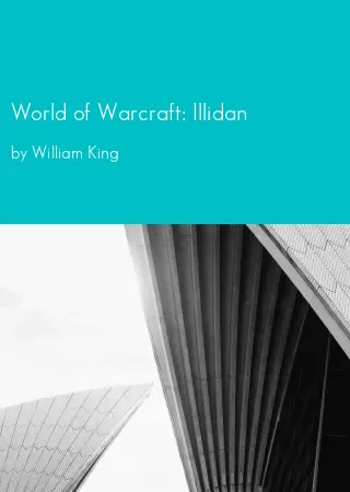 World of Warcraft: Illidan by William King pdf Book