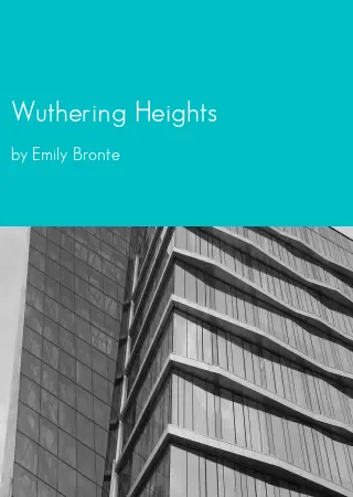 Wuthering Heights by Emily Bronte pdf Book