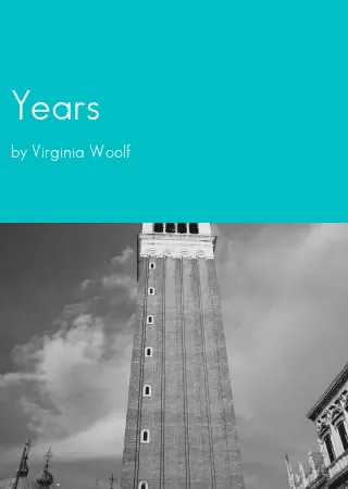 Years by Virginia Woolf pdf Book